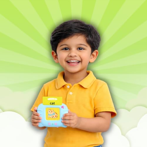 Image of Talking Flash Cards for Kids | 112 Double-Sided Audio Learning Cards | Boost Vocabulary, Speech & Memory