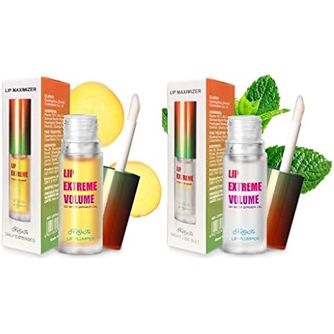 Lip Extreme Volume with Ginger Oil, Lip Plumper Moisturizing Serum Complex for Healthy, Plump Lips Anti-Aging Repair Treatment Serum for Sexy Plump City Lips Reduces Wrinkles (5ml) Cover