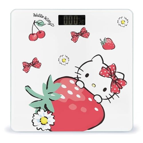 ハローキティ　いちご　置き物 Amazon.co.jp: ハローキティ いちご 体重計 デジタル 乗るだけ