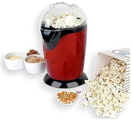 TAKSH ENTERPRISE Hot Air Popcorn Popper Electric Machine Snack Maker with Measuring Cup and Removable Lid