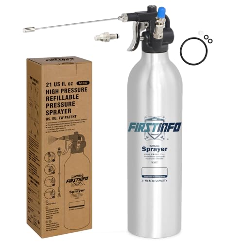 FIRSTINFO 620ml Refillable Brake Cleaner Sprayer Wide Mist Nozzles A1637