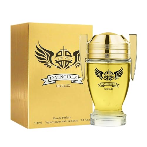 Image of AFLUXE Invincible Gold EDP Men's Cologne, Bold Citrus Woody