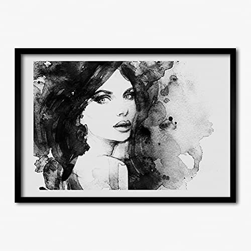 Cadre photo en bois 70x50 cm Tulup pour habiller un mur vide avec un portrait moderne