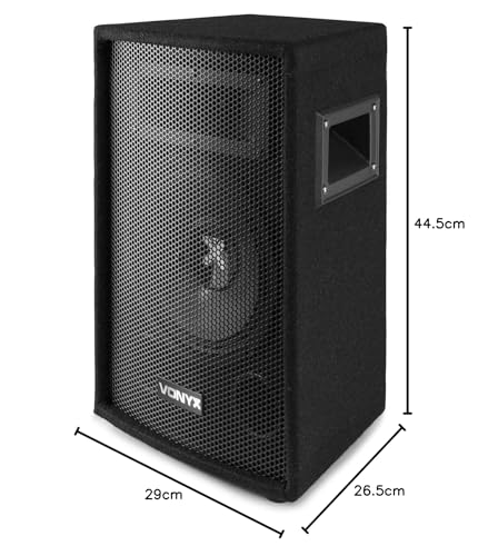Vonyx SL8 – Set de 2 Altavoces pasivos de 8 Pulgadas, Potencia Total 800W, Doble Bass Reflex, entradas Jack y Abrazadera, Asas integradas, Ideales para DJ Principiante y Fiestas pequeñas - imagen 10
