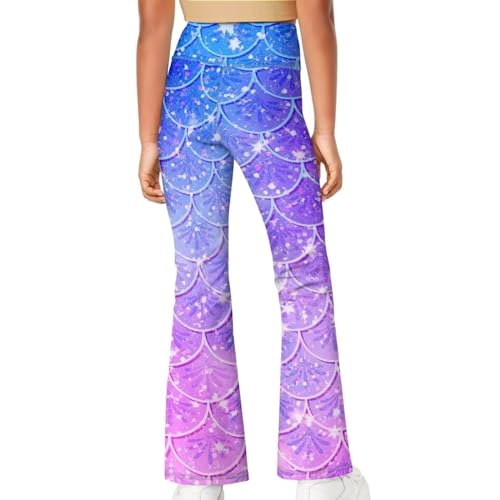 Flare Leggings for Girls High Waisted Yoga Pants for Girls Cute Panda Rabbit Flare Bell Bottom Pants Bootcut Pants4