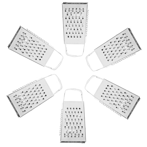 Set 6 ralladores mini de acero inoxidable multiusos miniatura 1