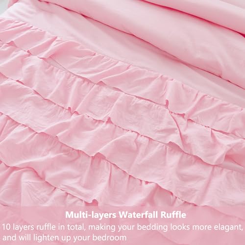 Perfemet PMF006 Pink Twin Comforter Set thumb #6
