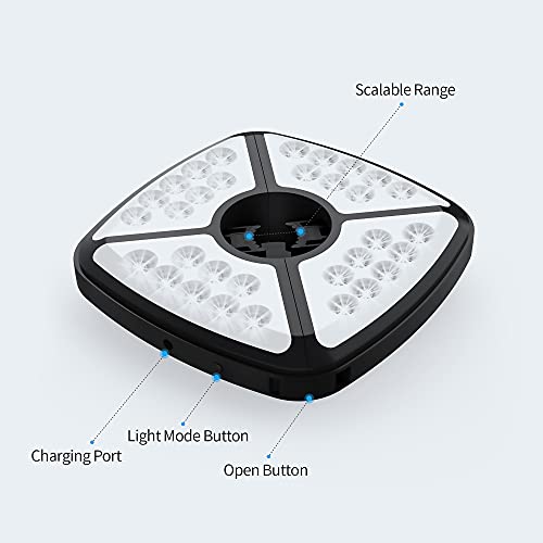 Patio Umbrella Lights, 32 Led Rechargeable Umbrella Light, Cordless Umbrella Pole Light For Patio Umbrellas,Camping Tents And Outdoor Use,2 Brightness Modes #TOP2
