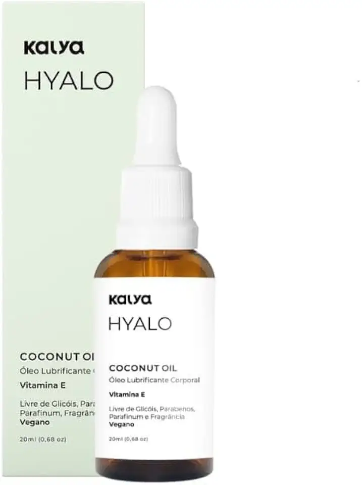 Lubrificante de Óleo de Coco Puro Coconut Hyalo - Kalya