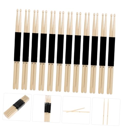 Baquetas Yardwe de arce, ligeras y versátiles, 12 pares, para principiantes y profesionales, diseño duradero para instrumentos de percusión, práctica y actuación miniatura 6