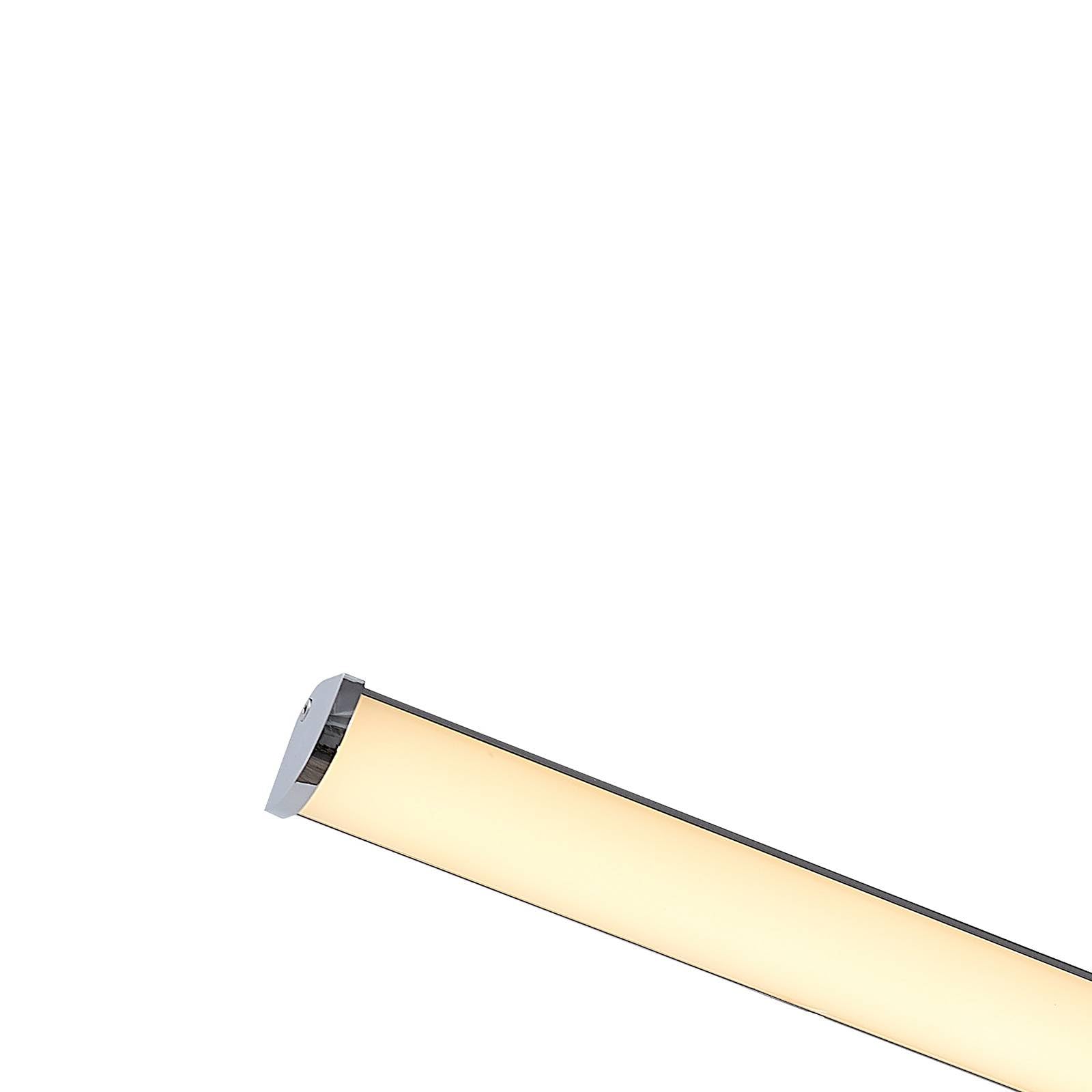Lindby LED Wandleuchte, Wandlampe Bad 'Sanya' (spritzwassergeschützt) (Modern) in Chrom aus Metall u.a. für Badezimmer (1 flammig,) - Wandleuchten, Spiegelleuchte Badezimmer, Wandbeleuchtung