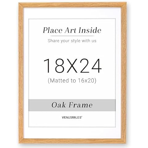 Venusmiles 18x24 Oak Frame Cover
