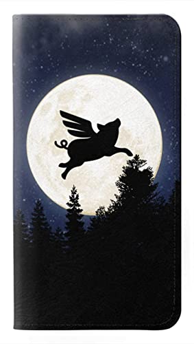 Étui iPhone 15 Plus Flying Pig cuir anti-rayure pour écran et caméra