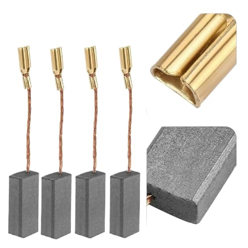 Cepillos de carbón para amoladora angular de 15x8x5 mm que optimizan la potencia del motor GWS6-100 6