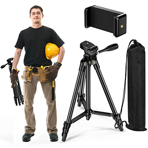 Elikliv Laser Level Tripod With Carry Bag, Elikliv Lightweight Adjustable Aluminum Alloy Tripod Stand For Rotary And Line Lasers (Support 1/4 Mounting Thread) #TOP6