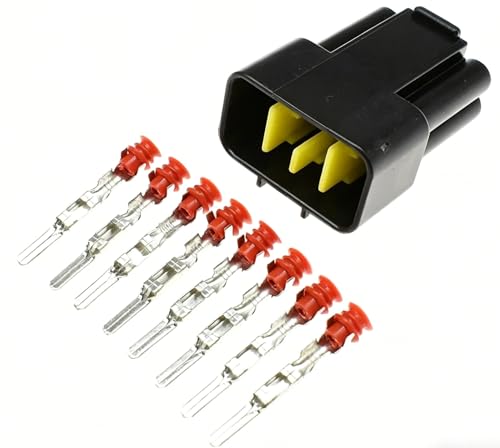 Conector automotriz de 8 pines Furukawa FW-C-8M-B macho y hembra impermeable 1