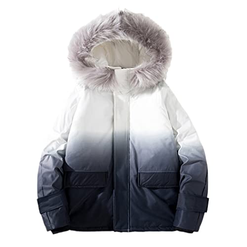 Parka d'hiver chaude pour sorties urbaines et soirées d'hiver style Harajuku Noir