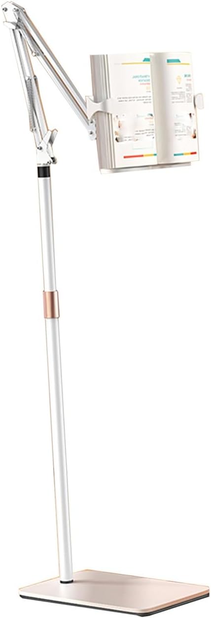 Portable Adjustable Floor Book Stand, 2-in-1 Design, Height Adjustable 55-170cm, Versatile Use for Office, Classroom, Bedroom, Home