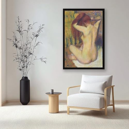 Impression sur toile Edgar Degas avec cadre en bois véritable de 50,8 x 76,2 cm - 7