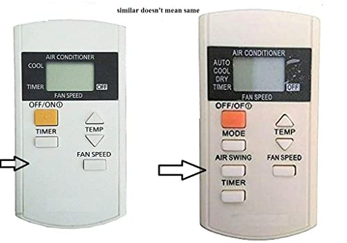 Image of VNQ Remote Compatible with Panasonic Ac Remote No. 44, Your Old Remote Must be Exaclty Same (Next-8)