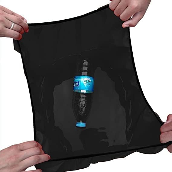 Image of Dust & Rain Cover for Standard Backpack with Storage Pouch | Water-Resistant Dustproof Rain Cover | Elastic Adjustable Protective Cover for School, College, Office, Travel Bags (30L-35L, Black)