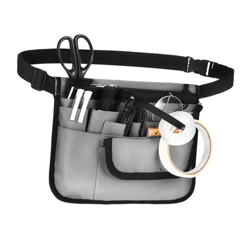 LIFKOME Delantal De Trabajo Multifuncional Para Con Resistentes Manchas Para Restaurantes Cocinas y Bares Ajustable y Portátil