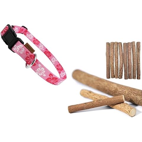 Aiminto Collar with Neem Stick(8 Pack) Set for Dogs Less Than 11 LBs Cover