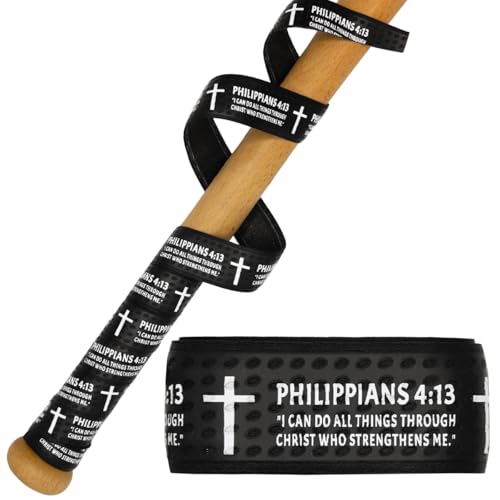 Piemow Baseball Bat Grip Tapes, Faith Cross Bat Grip Tape,
