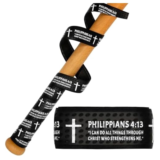 Piemow Baseball Bat Grip Tapes, Faith Cross Bat Grip Tape, 1.5mm Precut and Full Adhesive Baseball Wrist Tape, Scripture Designs Non-Slip Religious Baseball Grip Tapes Gifts for Sports