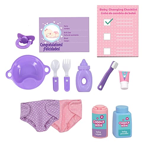 Muñeca New Adventures Cuddle Kids 25 cm con 17 accesorios miniatura 2