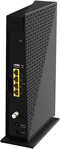 NETGEAR C6300-100NAR DOCSIS 3.0 WiFi Cable Modem Router with AC1750 16x4 Download speeds. Certified for Xfinity from Comcast, Spectrum, Cox, Cablevision & More (Renewed)