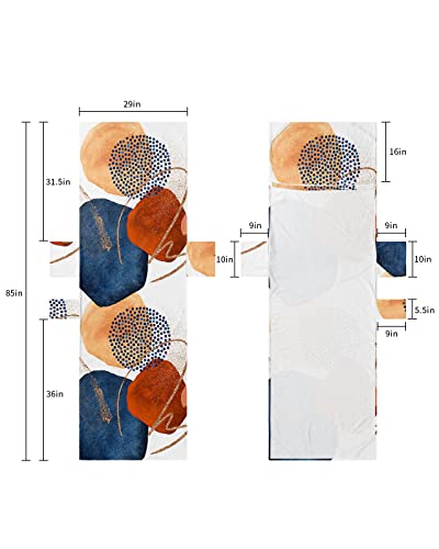 Abstract Art Boho Beach Pool Patio Lounge Chaise Chair Cover Towel with Pockets,Absorbent&Quick Dry Microfiber Towel Cover Bag Summer Travel Accessories for Sunbathing Color Geometric Painting Modern