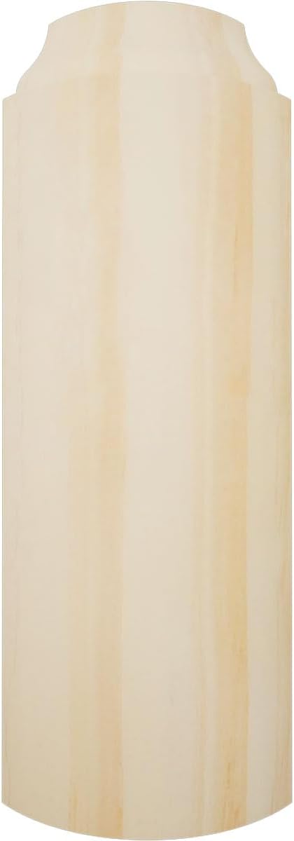 5 1/4"H x 1 5/16"P WM618 Americraft Solid Wood Stain Grade Bullnose Outside Corner Moulding, Pine (Matches Moulding MLDW01X05WM618PI)