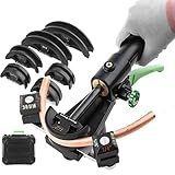 Struttura robusta e portatile: realizzata in lega di alluminio al carbonio ad alta resistenza, resistente all'usura, agli urti e durevole per un uso professionale a lungo termine. Funzionamento semplice in tre fasi, non richiede competenze professionali. Dotato di cassetta degli attrezzi per un facile trasporto, organizzazione e trasporto.