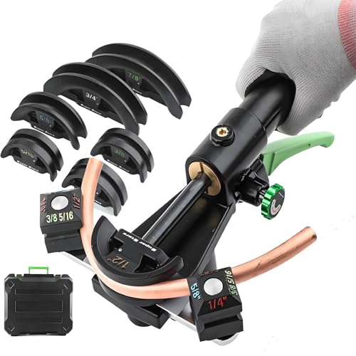 Supporta un angolo di piegatura massimo di 180° con effetto di formatura liscia. Capace di piegare tubi in rame morbido, alluminio, PVC e acciaio inossidabile a parete sottile. Applicabile per il layout di tubazioni multi-angolo in scenari complessi di installazione e manutenzione.