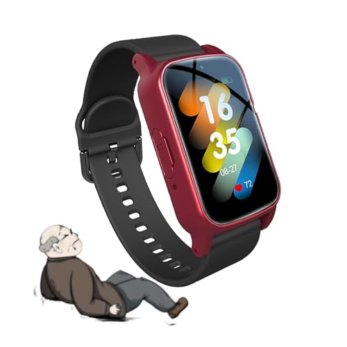 Montre avec détecteur de chute et appel vidéo HD pour la sécurité