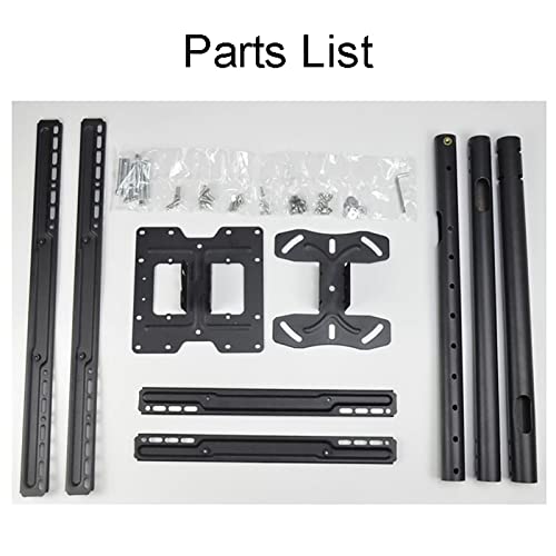 Support plafond TV 32 à 70 pouces orientable et inclinable à hauteur réglable