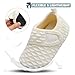 Scurtain Kids Slippers Winter Warm Toddler House Slippers Infant Baby Slippers Soft Slip On Boys Girls Walking Shoes kids Cozy Socks White Scale Infant Size 3.5-4.5