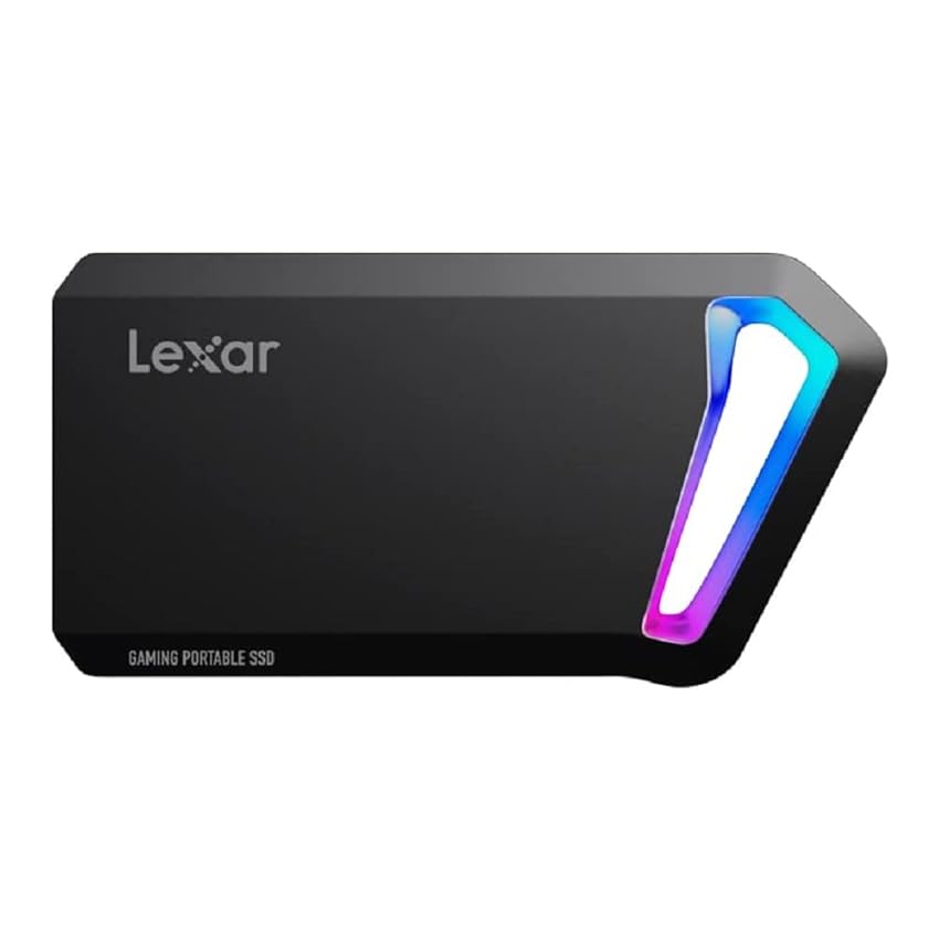 Immagine del prodotto Lexar SL660 BLAZE Gaming SSD Portatile, SSD 512GB USB 3.2 Gen 2x2, SSD Esterno con RGB LEDs, Fino a 2000 MB/s in lettura, 1900 MB/s in scrittura, USB C (LSL660X512G-RNNNG)