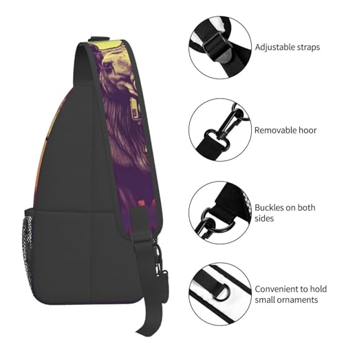 Bolso cruzado para hombre mochila bandolera multiusos miniatura 5