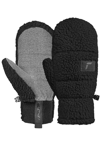 Reusch Bob Mitten Unisex Fäustlinge – Teddy-Handschuhe für Damen & Herren mit SoftPlush, Teddy Fleece, TecFill Isolierung, Pull Loop, warm & flauschig für Alltag &...