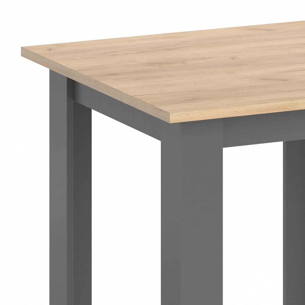 Vicco Esstisch Karlos, Goldkraft Eiche, 80 x 80 cm, geeignet für 2–4 Personen zur Nutzung im Essbereich