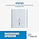 Papernet Dissolve-Tech V-Falz Papierhandtuch 411169 | 2-lagig Schnellauflösende Papierhandtücher Weiß | Kompatibel mit Dispenser C/V 417204, 416143 | 15 Packungen à 210 Blatt 21x22 cm