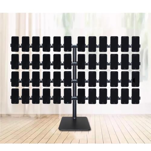 Soporte ajustable para teléfono – Soporte de carga para múltiples teléfonos para escritorio, visualización manos libres, ideal para oficina en casa y grabación de video