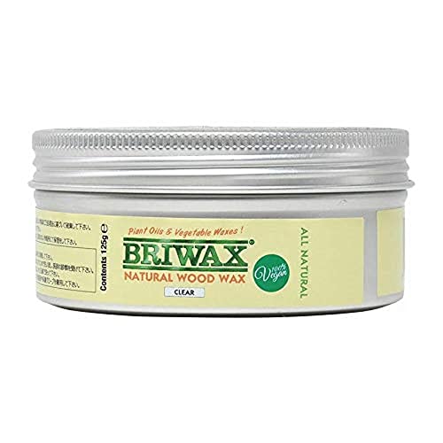 Briwax BWNWX125 Cera para madera natural, 125 ml, transparente