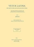 Vetus Latina - Josue: Jos 1,1 - Ende 3451009900 Book Cover