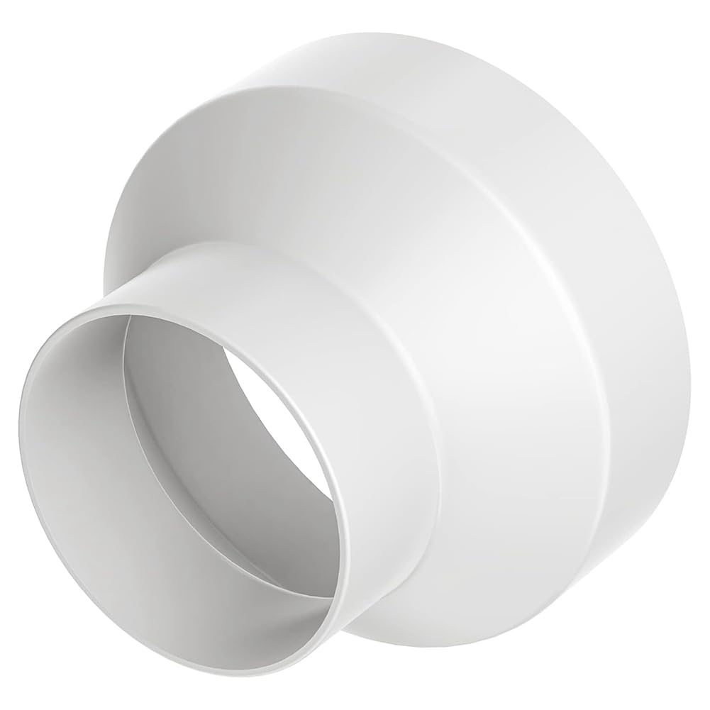 dissot 6 to 4 Inch Duct Reducer, Duct Adapter 6 to 4 PVC Reducer, Duct Increaser/Reducer for Grow Tent HVAC Ventilation System