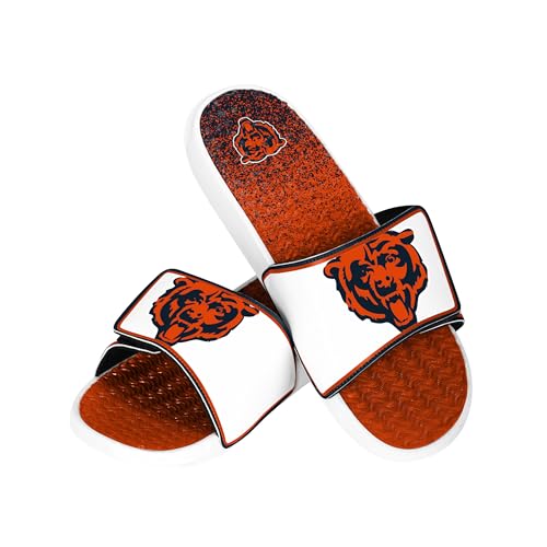 Image of FOCO mens Nfl Primary Team Logo Gradient Gel Slide Sandals