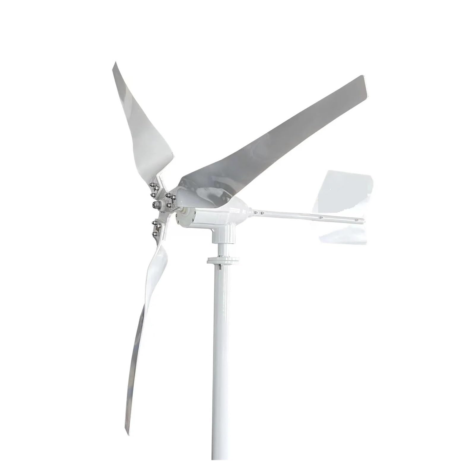 Joliane Bianco 5000W Windmill 96V Free Energy Low Rpm Horizontal Wind Turbine Generator High Efficient Home Use For Home Use(96V)