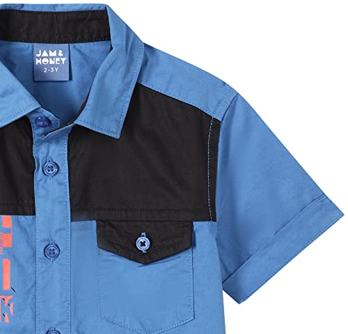 Image of Amazon Brand - Jam & Honey Boy's Regular Fit Shirt